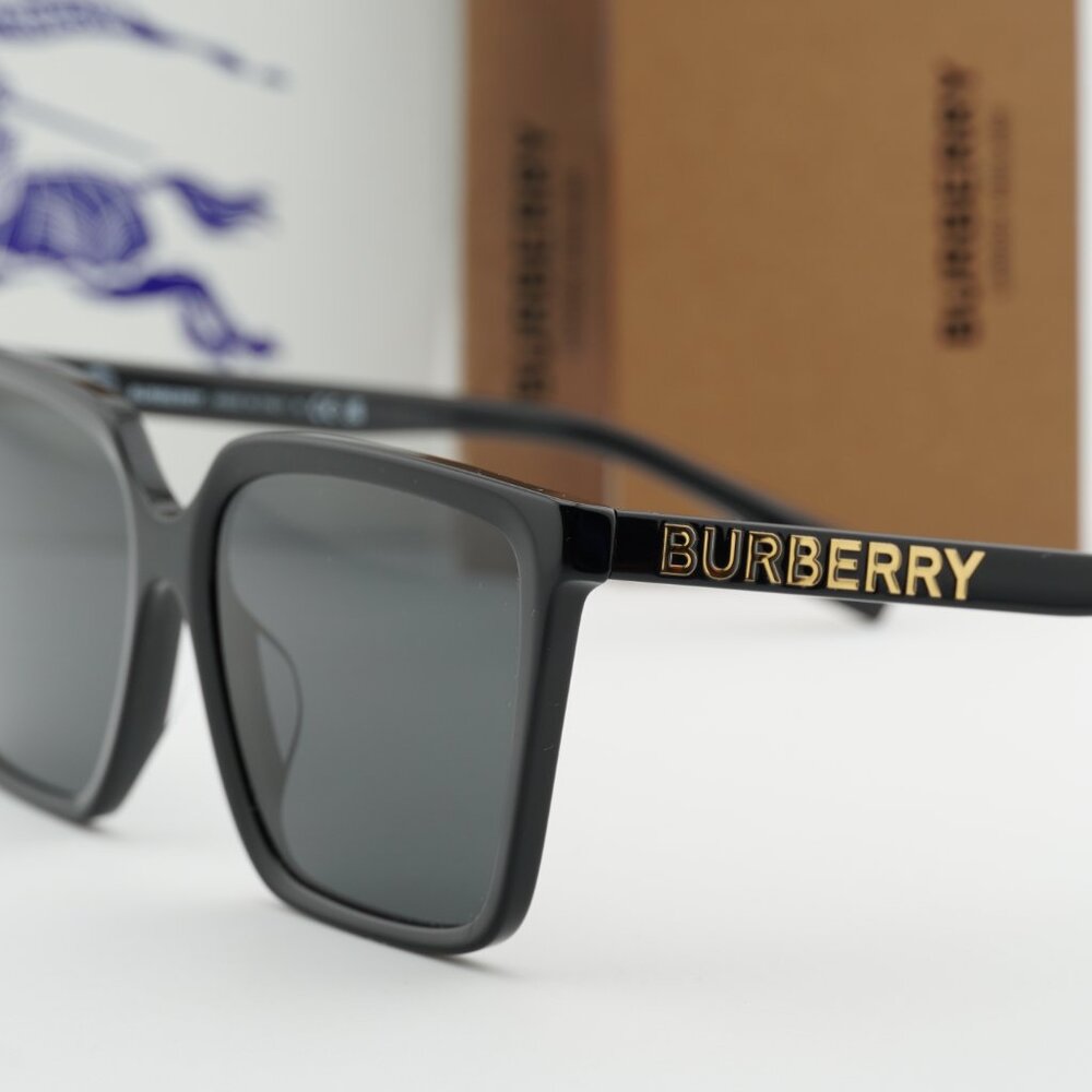 Burberry BE4411D 300187 Square Sunglasses - Black/Grey - Picture 8 of 11